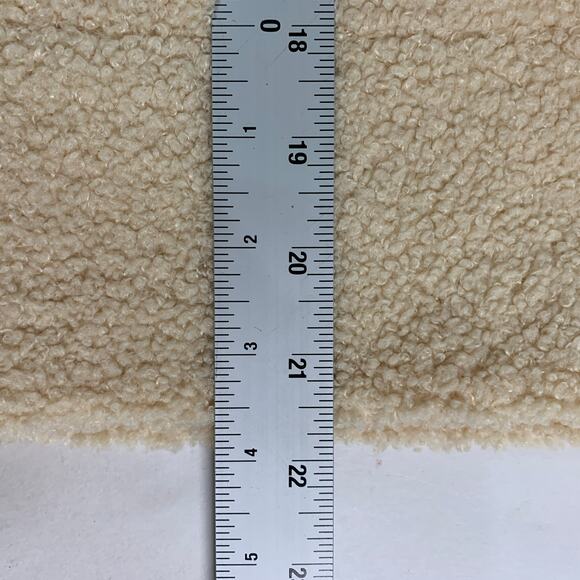 Tuckernuck XS Cream Rollins Funnel Neck Sweater Faux Sherpa Fuzzy Cozy Neutral - Picture 8 of 9